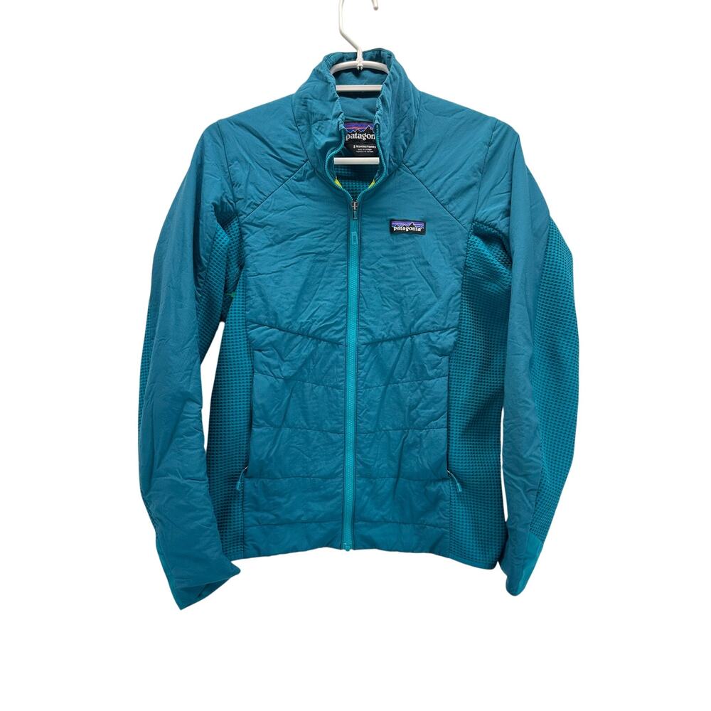 Patagonia Women's Nano-Air Light Hybrid Jacket Teal Small Gorpcore